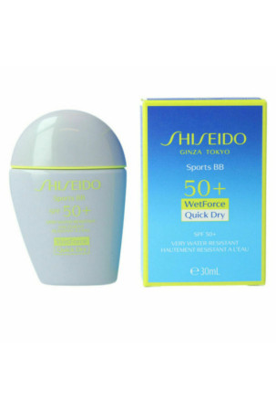 Drėkinantis kremas su makiažo efektu Sun Care Sports Shiseido SPF50+ (12 g)