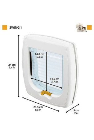 Katės atvartas Ferplast Swing Pilka 21,5 x 14 x 5 cm