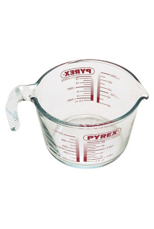 Matavimo ąsotis Pyrex Classic Vidrio Skaidrus stiklas