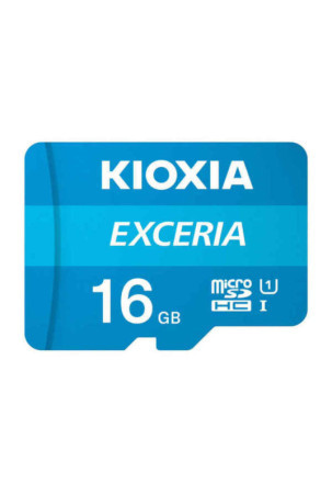 Mikro SD atminties kortelė su adapteriu Kioxia Exceria UHS-I 10 klasė Mėlyna