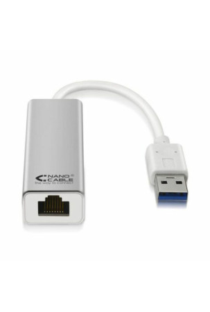 UTP 6 kategorijos kietas tinklo laidas NANOCABLE USB 3.0/RJ-45, 0.15m