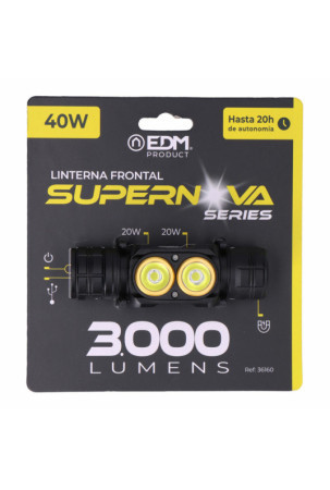 LED žibintuvėlis EDM Supernova 40 W 3000 lm