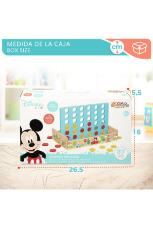 4 eilėje Disney 25 x 16 x 15,5 cm (6 vnt.) (37 Dalys)