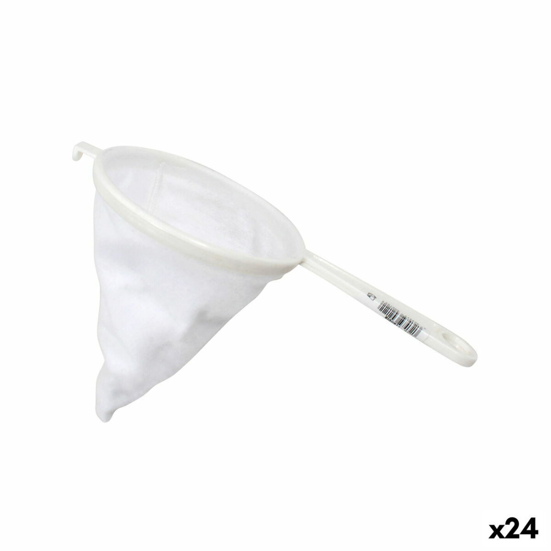 Filtruotas  Balta Plastmasinis Franela Ø 12 cm (24 vnt.)