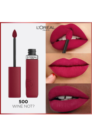 Skysti lūpų dažai L'Oreal Make Up Infaillible Matte Resistance Wine not? Nº 500 (1 vnt.)