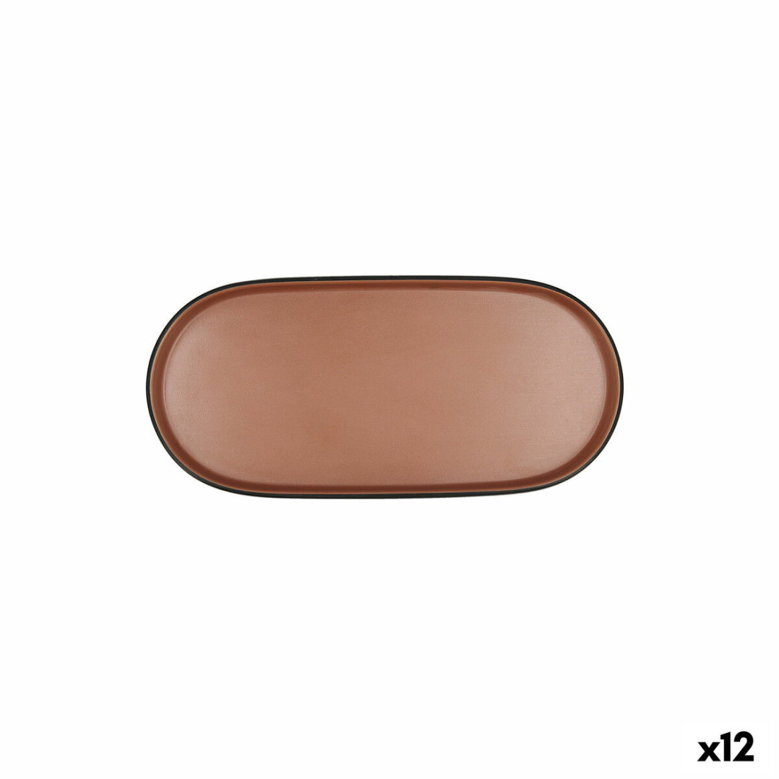 Užkandžių indai Bidasoa Gio Ruda Plastmasinis 23 x 10 cm 12 vnt.