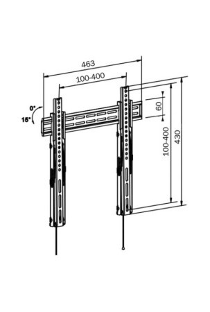 TV laikiklis TM Electron 32"-47" 30 Kg