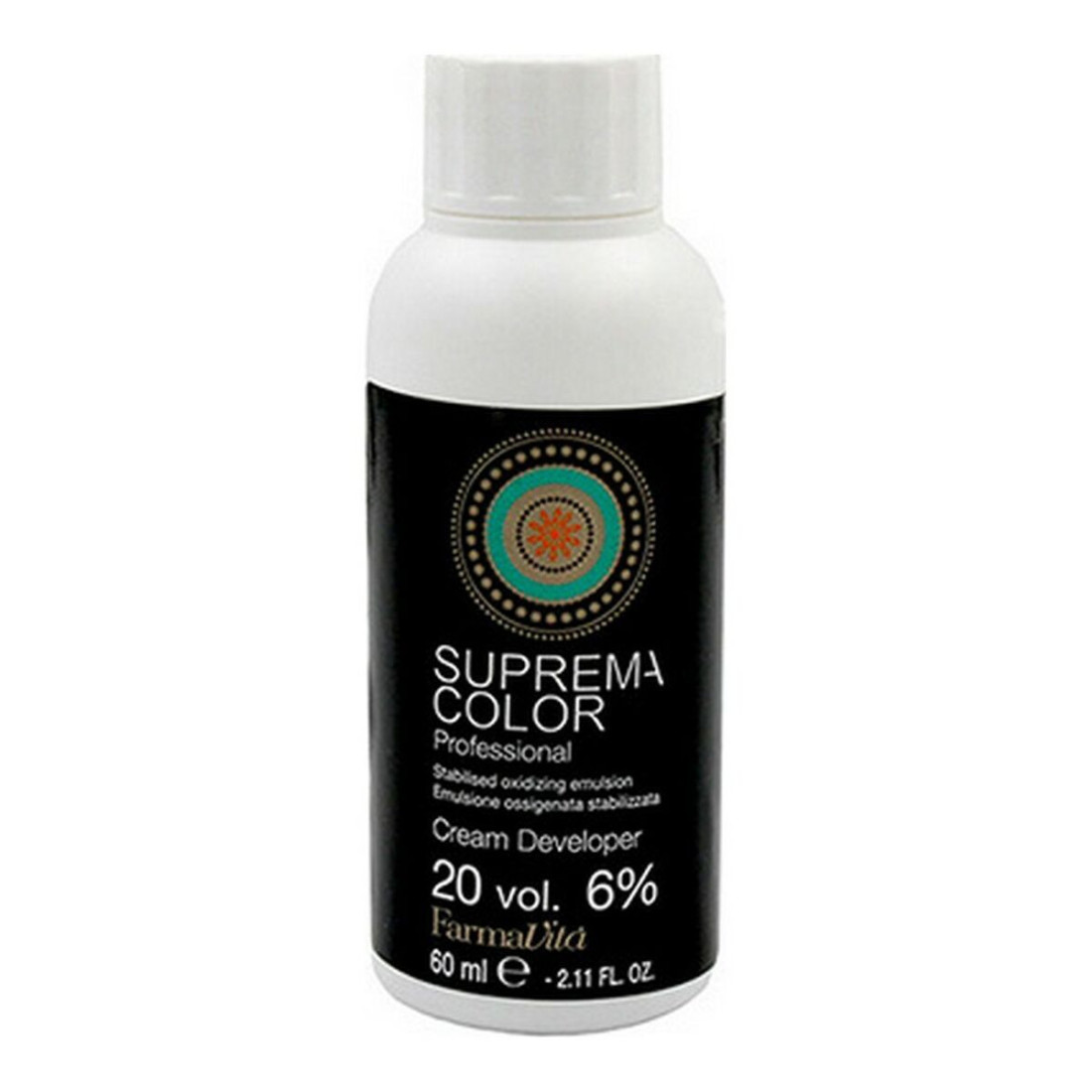 Plaukų prisotintojas Suprema Color Farmavita Suprema Color 20 Vol 6 % (60 ml)