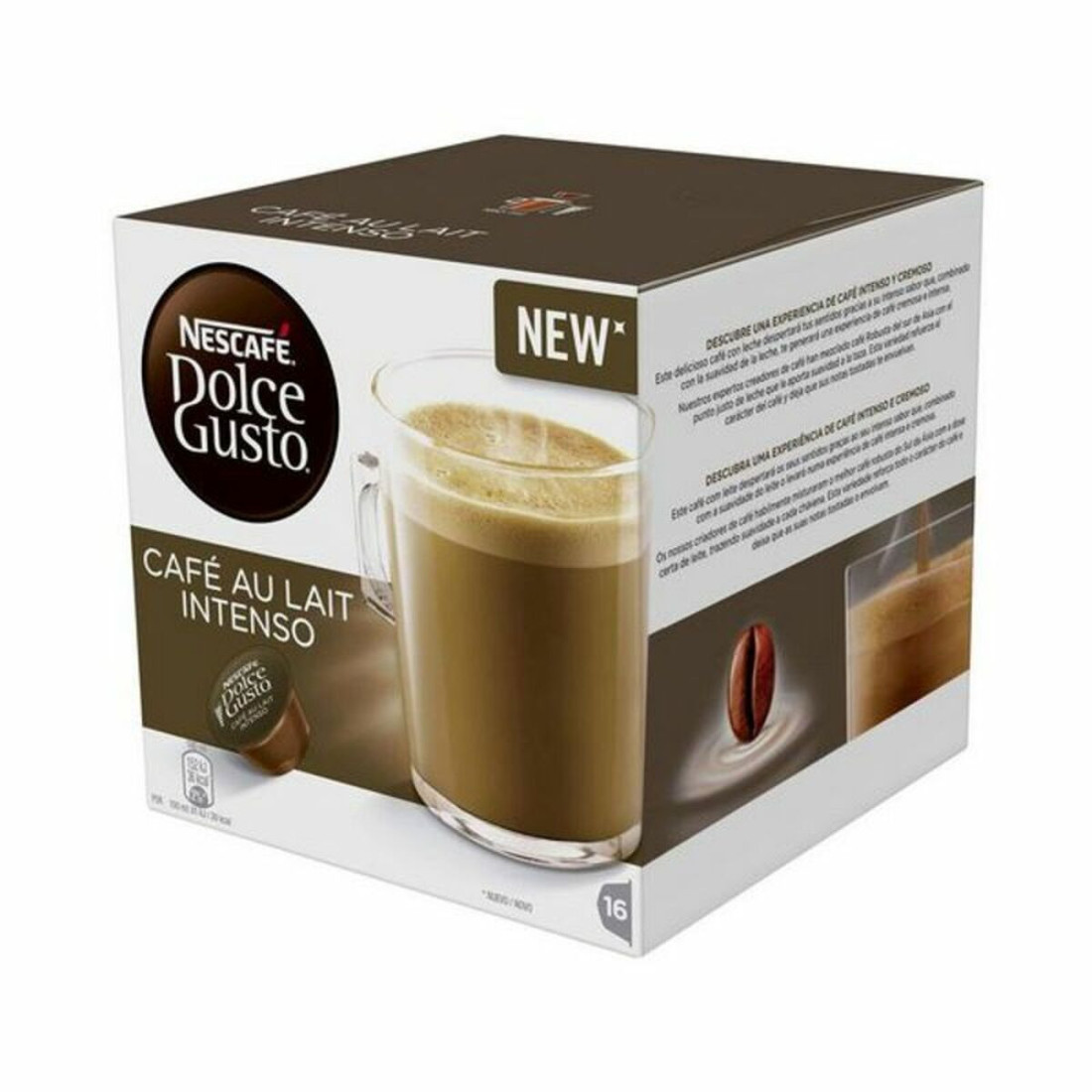 Kavos kapsulės Nescafé Dolce Gusto 48116 Café Au Lait Intenso (16 uds)