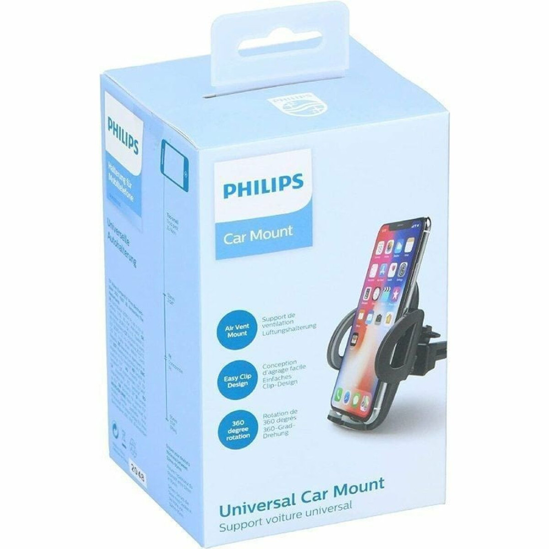 Mobiliojo telefono laikiklį Philips DLK3531 Juoda Silikoninis