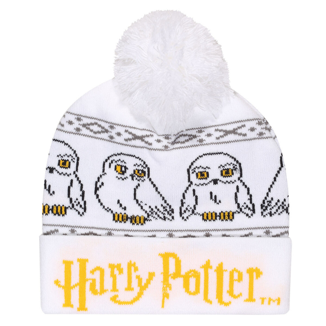 Skrybėlė Harry Potter Hedwig Snow Beanie Balta