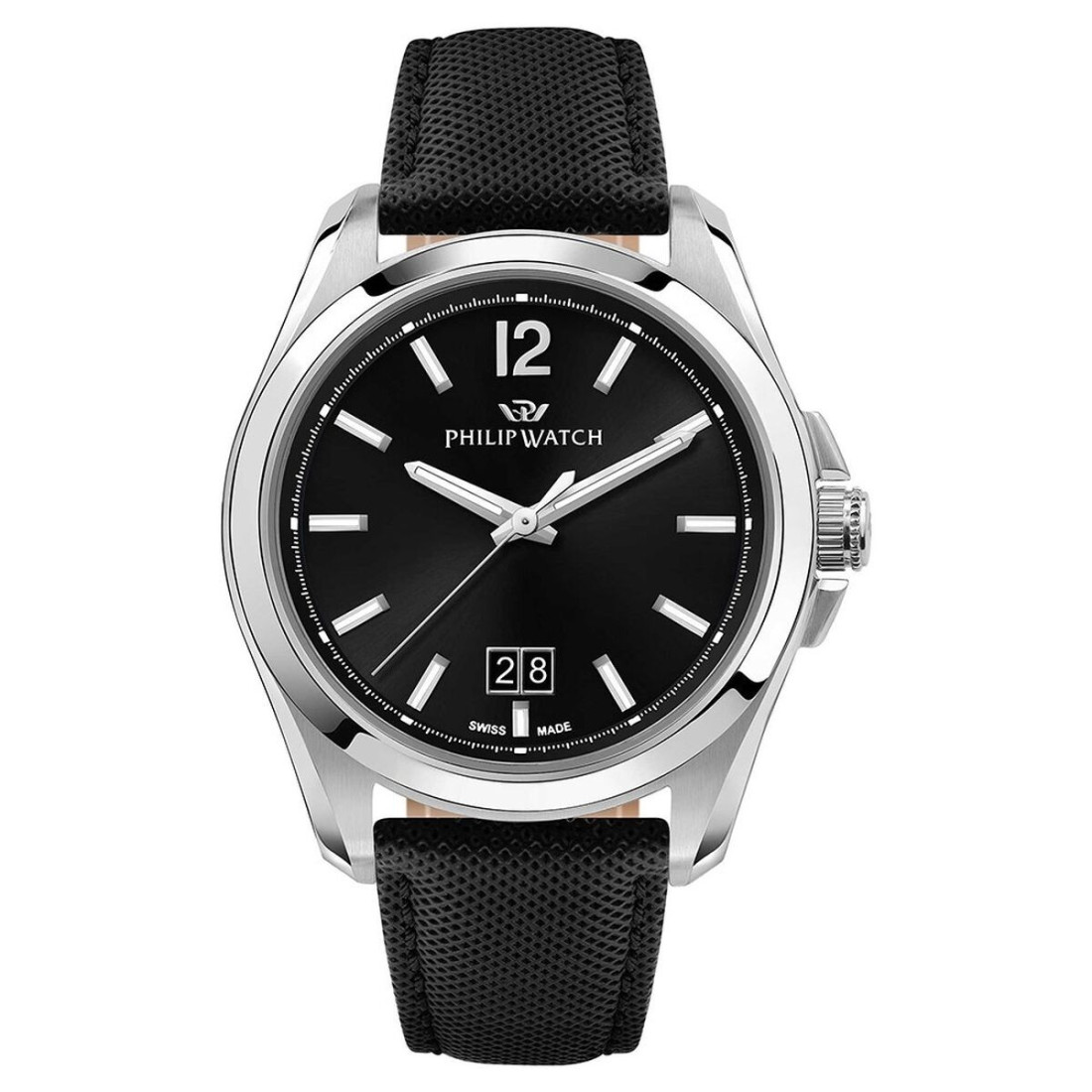 Laikrodis vyrams Philip Watch R8251218001 Juoda