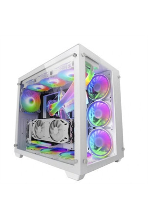 ATX pusiau bokšto tipo korpusas Mars Gaming MCV3W Balta RGB