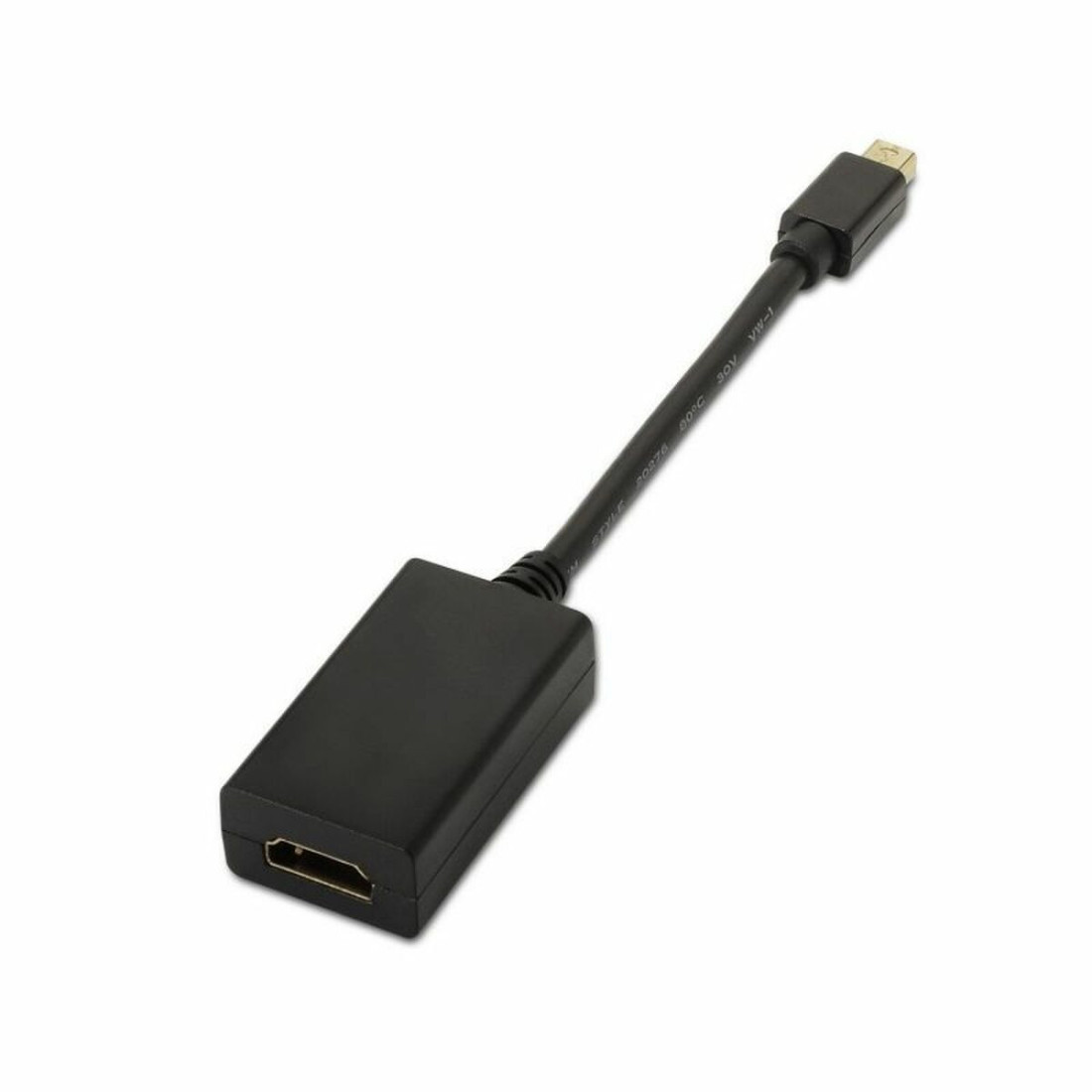 Mini Display Port - HDMI adapteris Aisens A125-0137 Juoda 15 cm