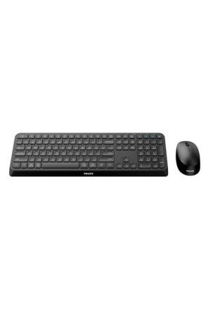 Klaviatūra ir pelė Philips SPT6407B/16 Juoda Qwerty US