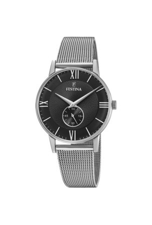 Laikrodis vyrams Festina F20568/4 Juoda Sidabras