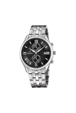 Laikrodis vyrams Festina F6854/8 Juoda Sidabras