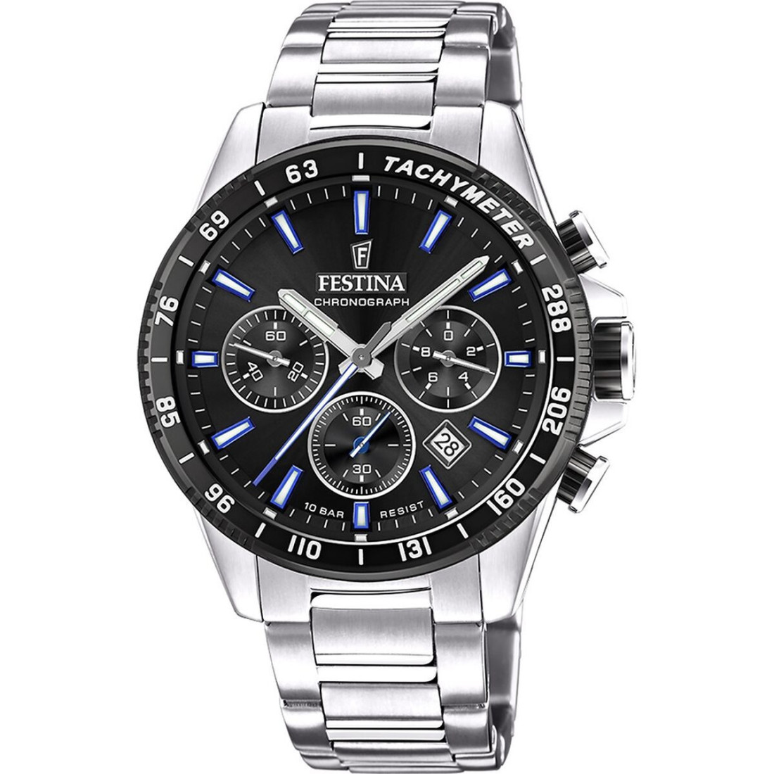 Laikrodis vyrams Festina F20560/5 Juoda Sidabras