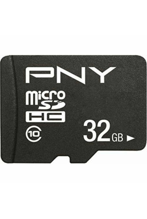 Mikro SD atminties kortelė su adapteriu PNY Performance Plus 32 GB