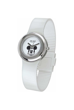 Abiejų lyčių laikrodis Hip Hop MICKEY METAL WHITE (Ø 32 mm)