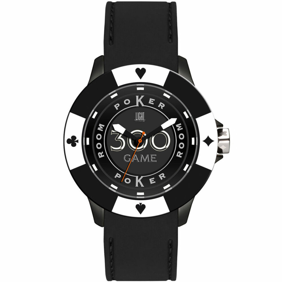 Abiejų lyčių laikrodis Light Time POKER (Ø 41 mm)