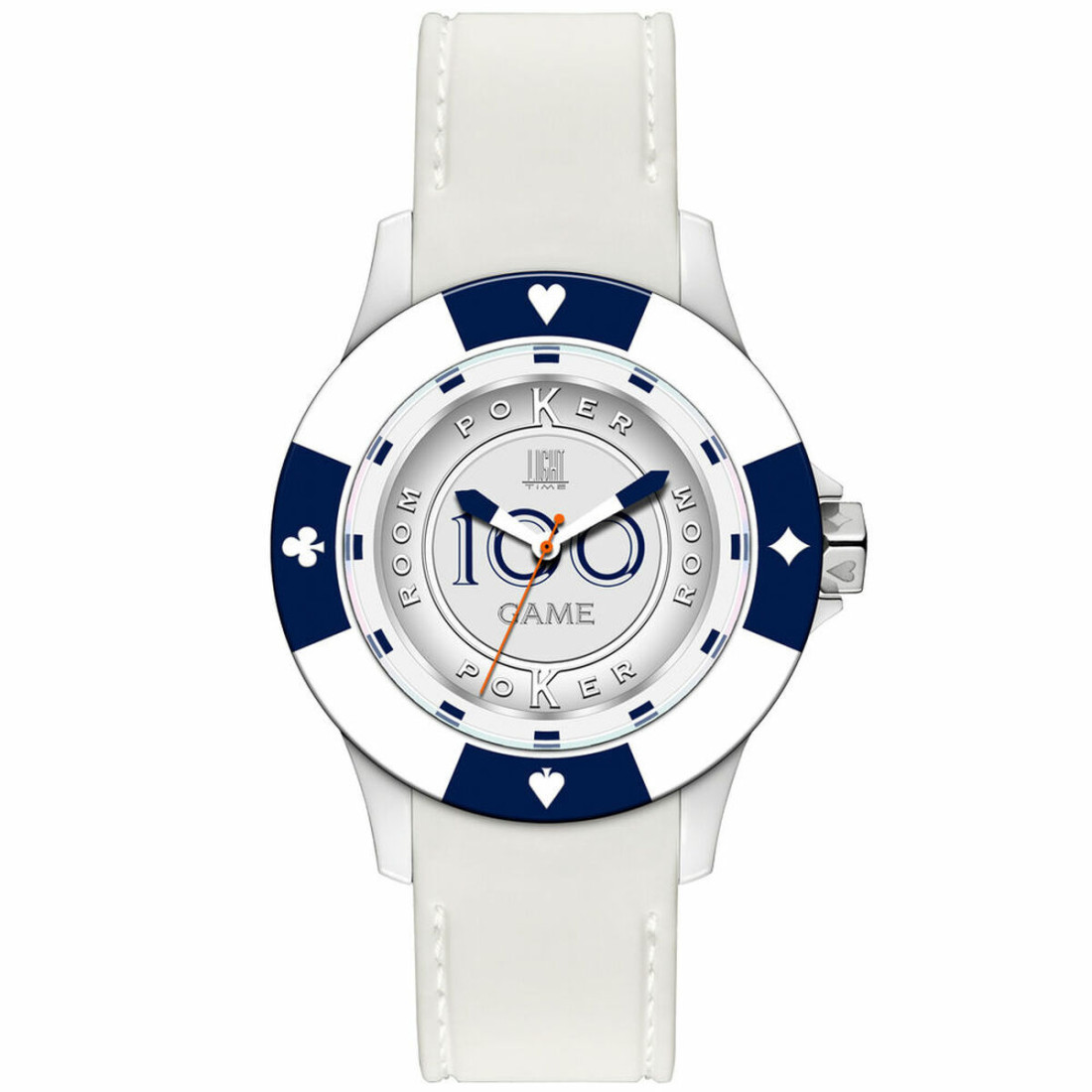 Abiejų lyčių laikrodis Light Time POKER (Ø 41 mm)