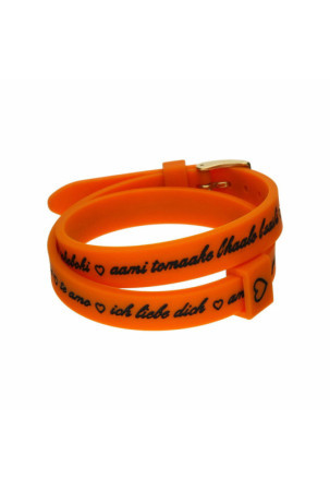 Moteriški apyrankės il mezzometro I LOVE YOU GOLD - BRACCIALE IN SILICONE/SILICONE BRACELET