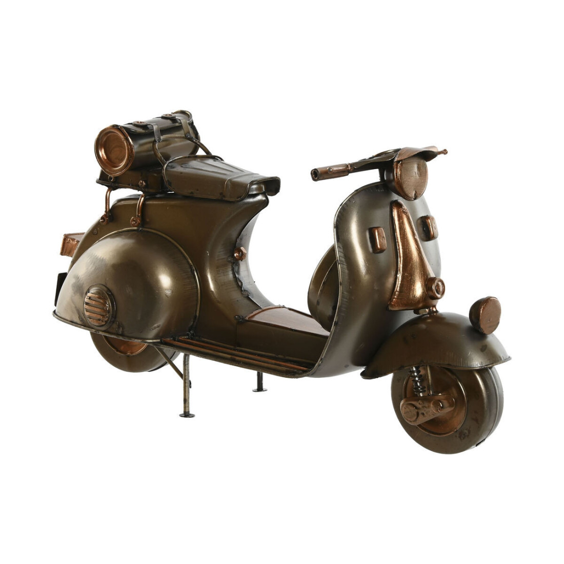 Dekoratyvinė figūrėlė Home ESPRIT Šampanas Sidabras Vespa Vintage 28 x 11 x 17 cm