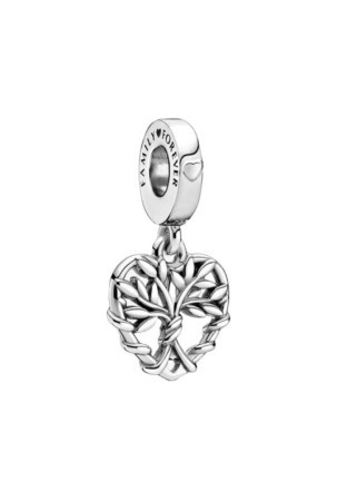 Moteriški amuletai Pandora HEART FAMILY TREE DANGLE CHARM