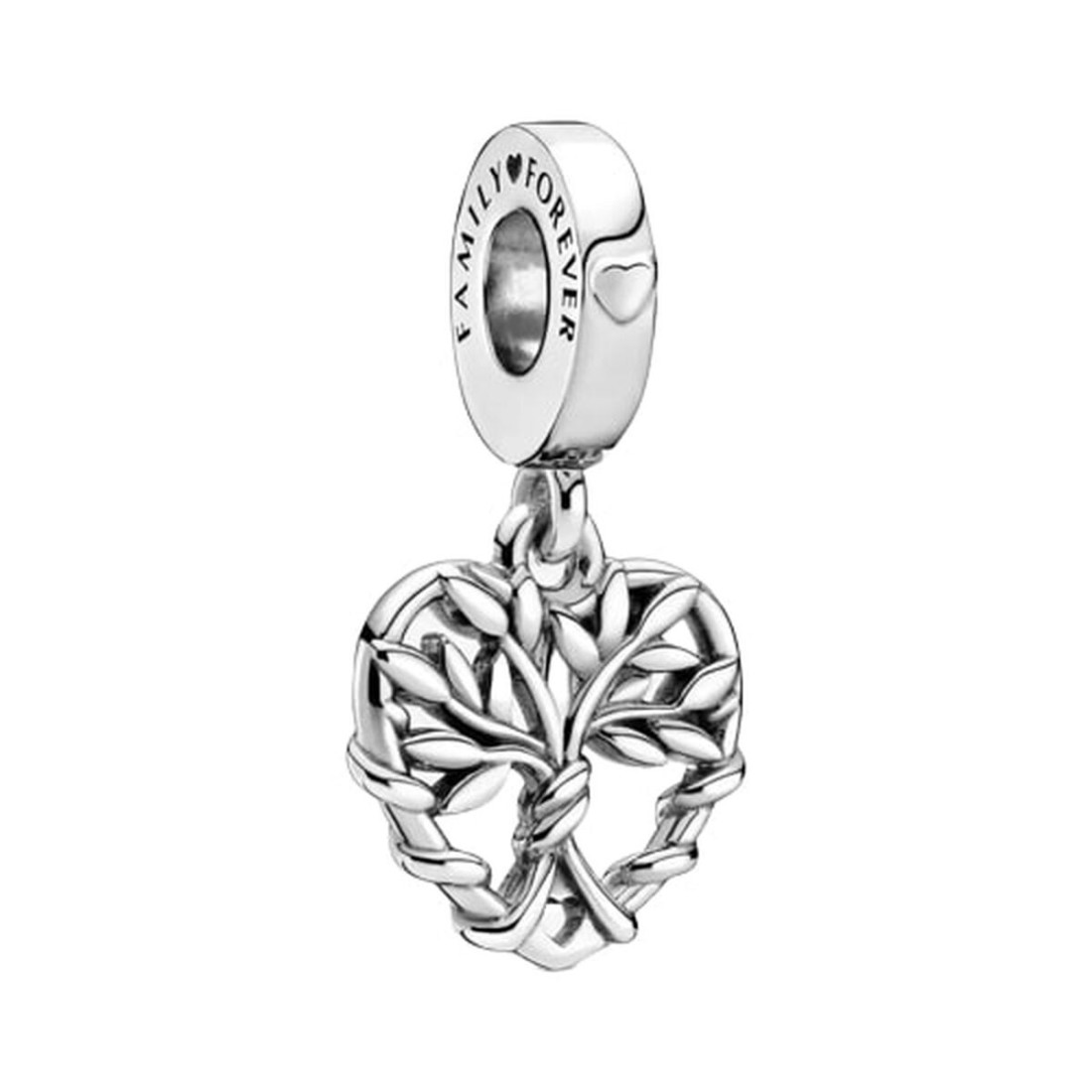 Moteriški amuletai Pandora HEART FAMILY TREE DANGLE CHARM