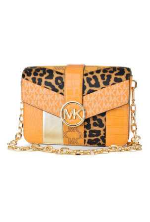 Moteriška Rankinė Michael Kors 35F2GNML2Y-HNY-CMB-MULTI Geltona 22 x 18 x 5 cm