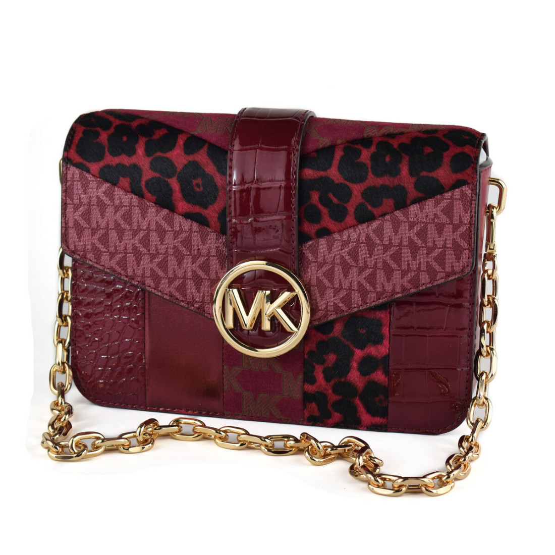 Moteriška Rankinė Michael Kors 35F2GNML2Y-MULBERRY-MLT Raudona 23 x 17 x 5 cm