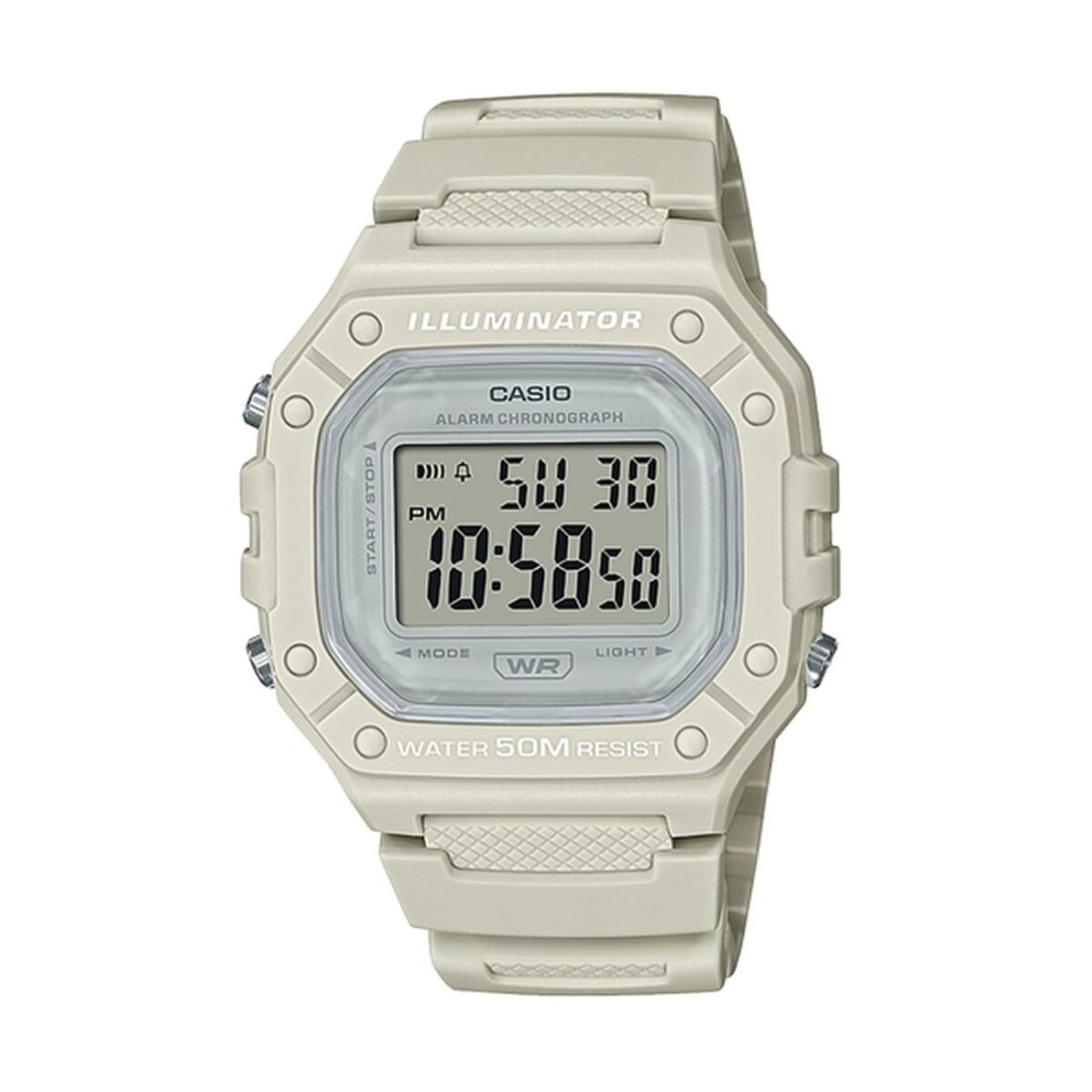 Abiejų lyčių laikrodis Casio W-218HC-8AVEF (Ø 43 mm)