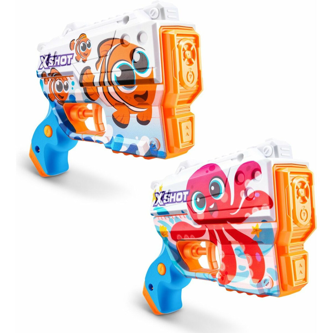 Minkštų strėlyčių 2 šautuvų rinkinys Zuru X-Shot Preschool Blaster 130 ml 15,5 x 37 x 4,8 cm