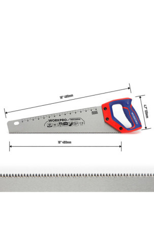 Rankinis pjūklas Workpro 16" 40 cm