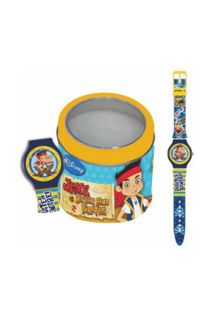 Laikrodis kūdikiams Cartoon JAKE THE PIRATE - TIN BOX (Ø 33 mm)