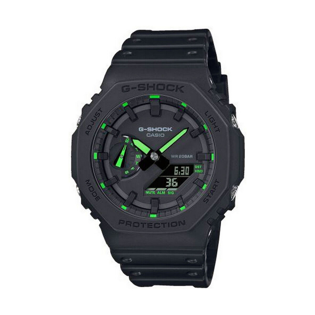 Laikrodis vyrams Casio G-Shock OAK - Neon Green Index (Ø 45 mm)