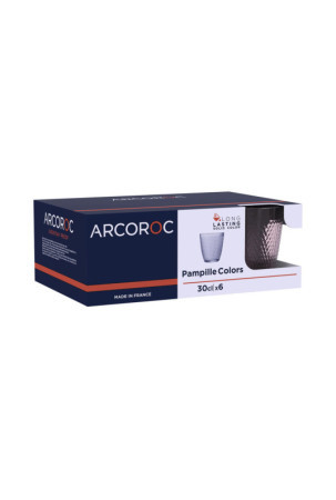 Stiklinių rinkinys Arcoroc Pampille Rožinė stiklas 310 ml 6 vnt.