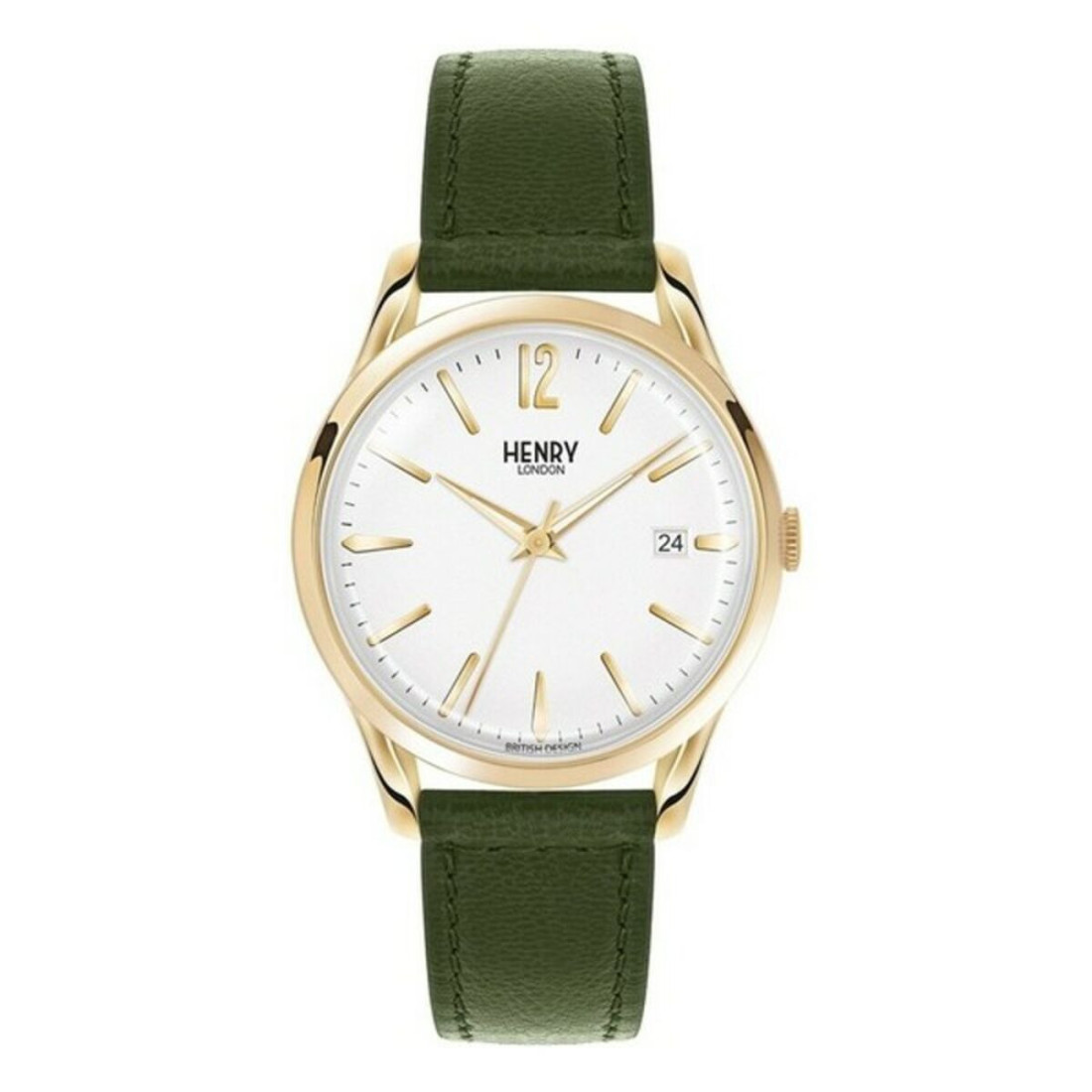 Abiejų lyčių laikrodis Henry London HL39-S-0098 (Ø 39 mm)