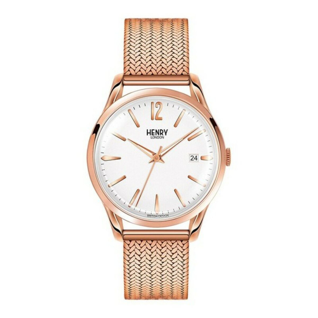 Abiejų lyčių laikrodis Henry London HL39-M-0026 (Ø 39 mm)