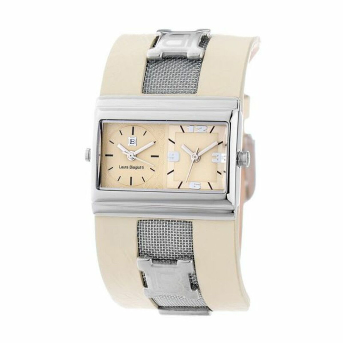 Laikrodis moterims Laura Biagiotti LB0047-BEIGE (Ø 34 mm)