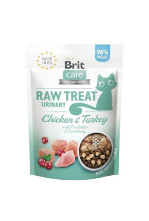 Snack for Cats Brit Care Raw Treat Urinary Višta 40 g