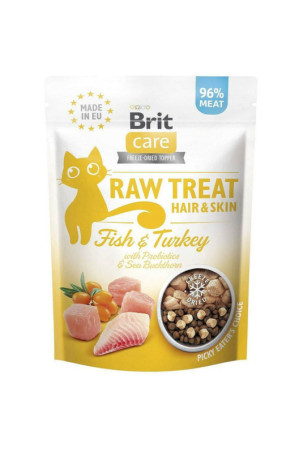 Snack for Cats Brit Care Raw Treat Turkija 40 g