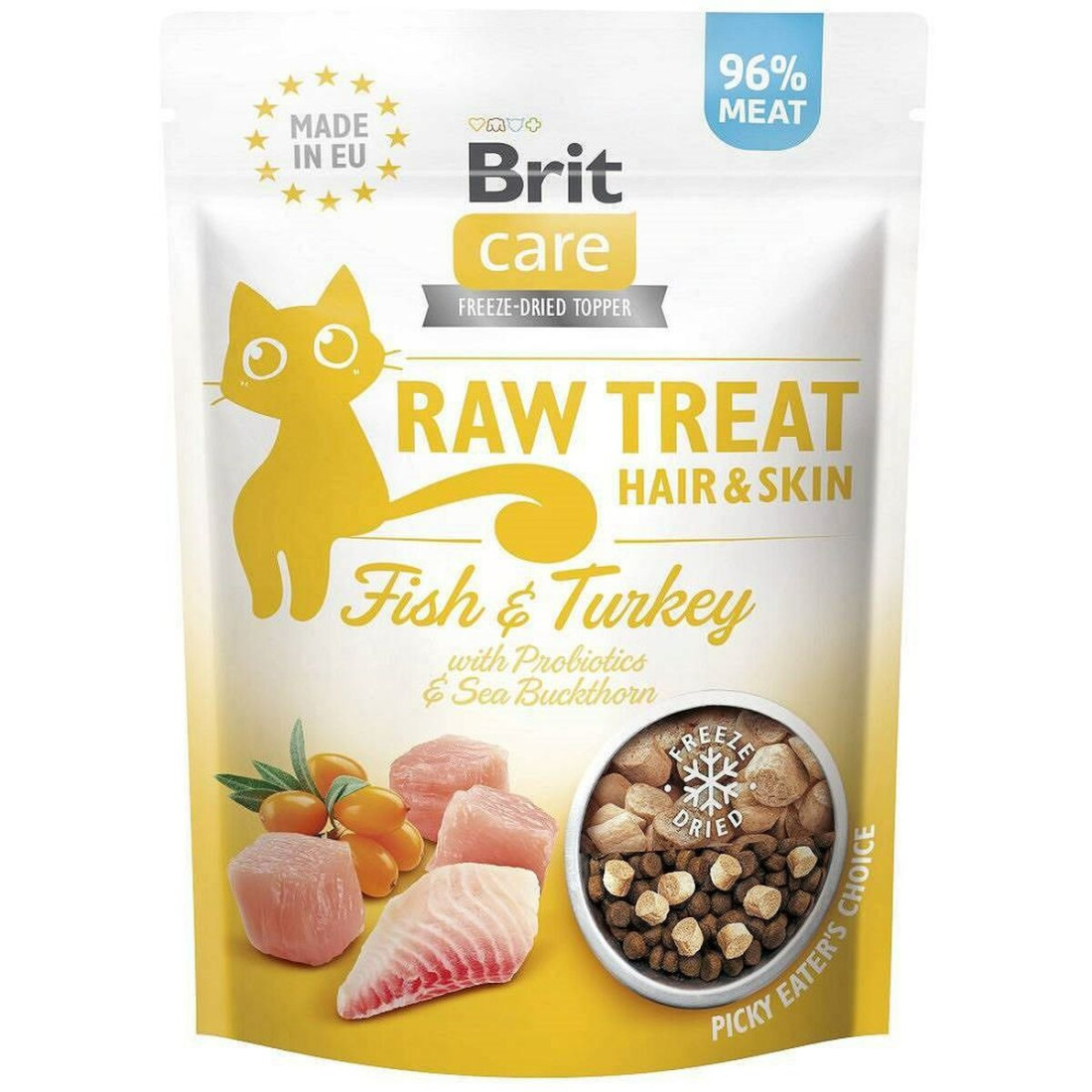 Snack for Cats Brit Care Raw Treat Turkija 40 g