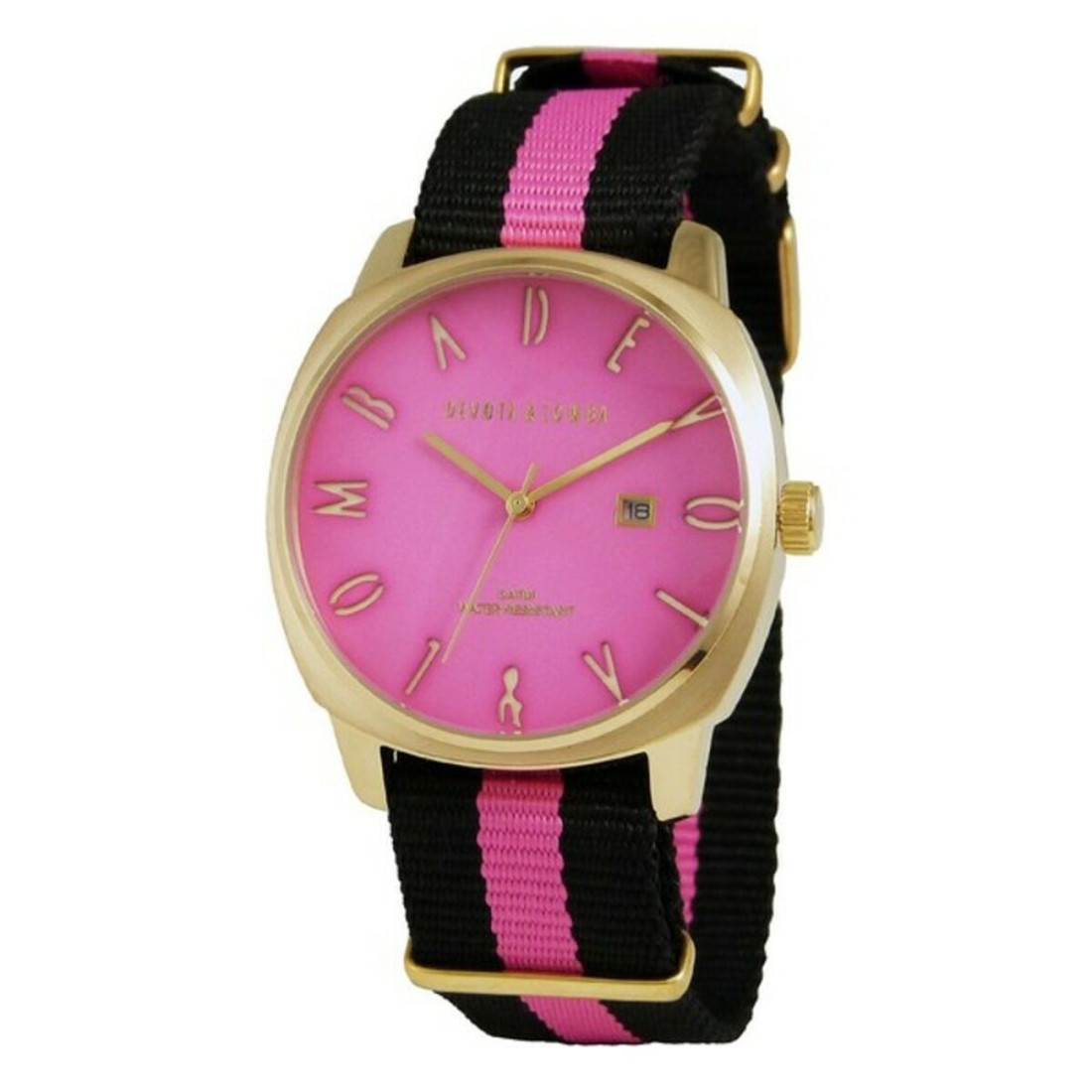 Laikrodis vyrams Devota & Lomba DL008MSPBK-PK-02PINK (Ø 42 mm)