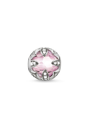 Moteriški karoliukai Thomas Sabo K0108-640-9 Rožinė Sidabras (1,1 cm)