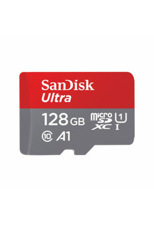 Mikro SD atminties kortelė su adapteriu SanDisk Ultra microSD 128 GB