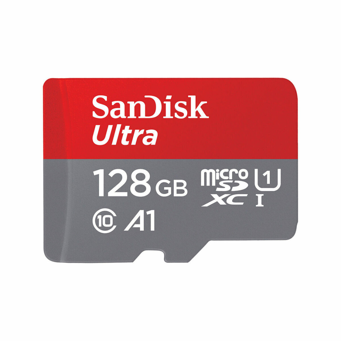 Mikro SD atminties kortelė su adapteriu SanDisk Ultra microSD 128 GB