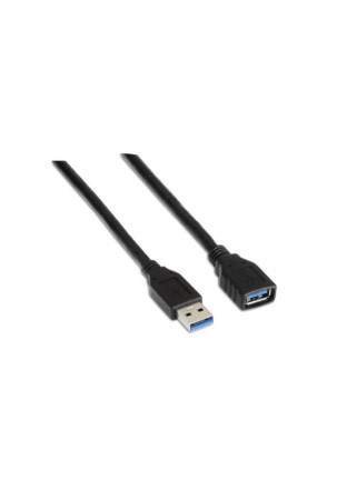 USB laidas Aisens A105-0042 Juoda 2 m