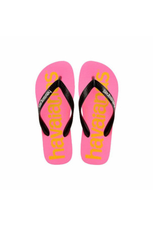 Paplūdimio šlepetės moterims Havaianas Top Logomania Mėlyna Rožinė